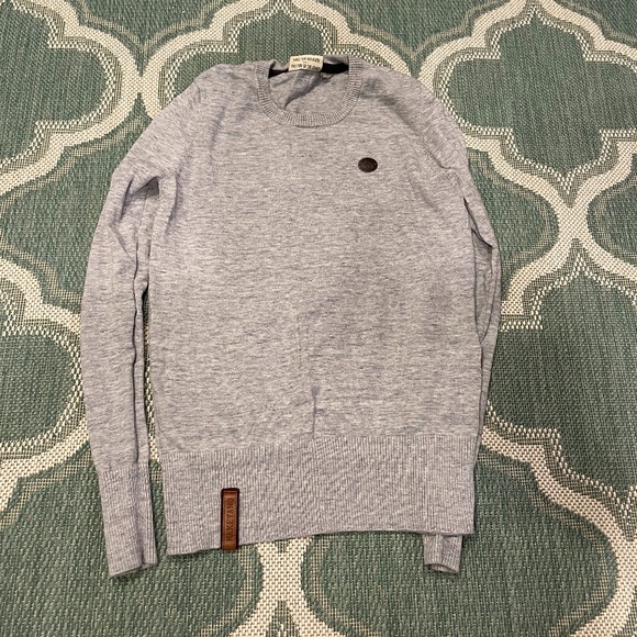 NWOT Naketano Heather Blue Sweater Sz XL - Picture 1 of 4